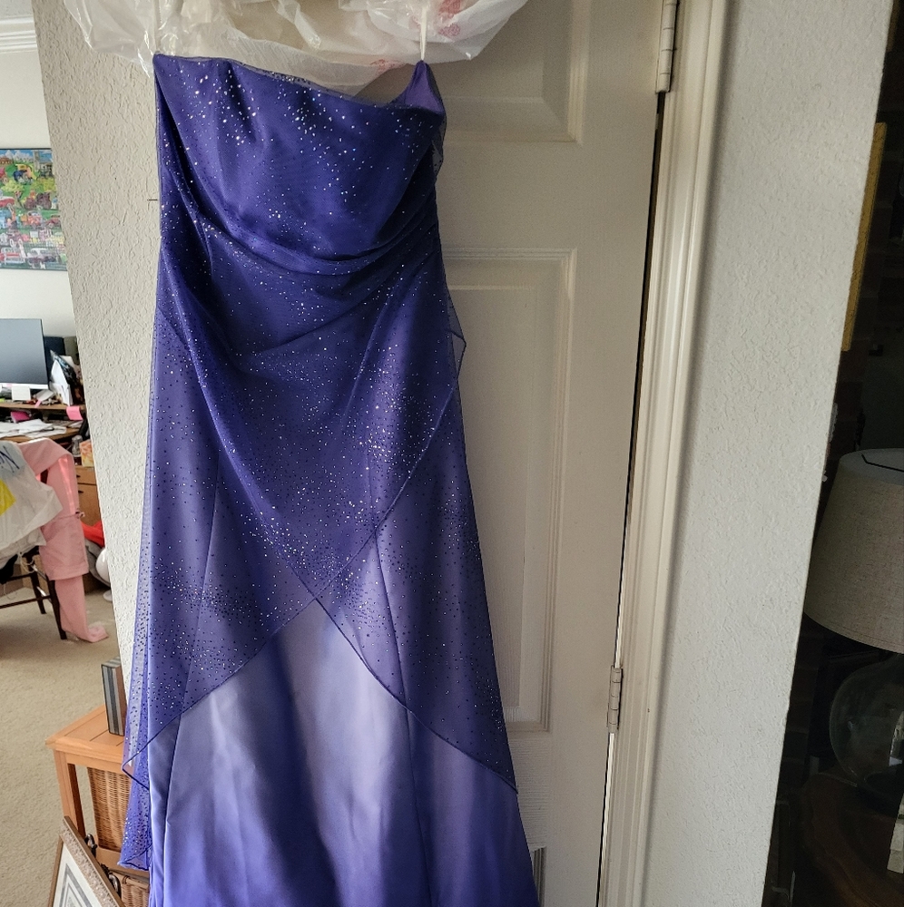 Purple prom dress